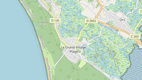 Carte de localisation de l'évènement