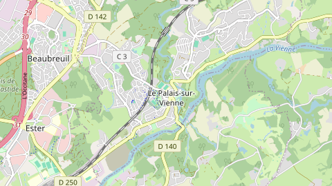 Carte de localisation de l'évènement