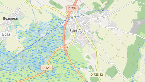 Carte de localisation de l'évènement