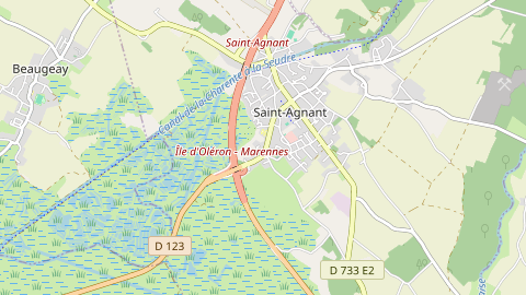 Carte de localisation de l'évènement