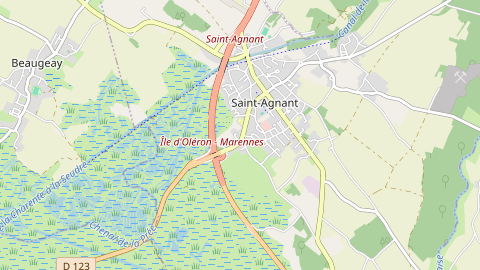 Carte de localisation de l'évènement