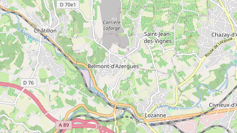 Carte de localisation de l'évènement