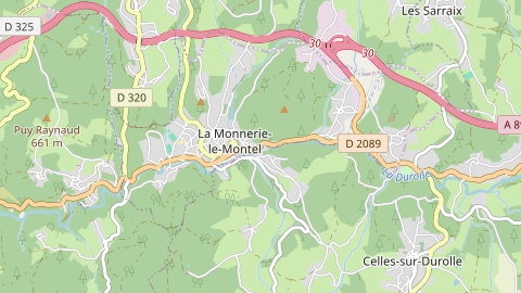 Carte de localisation de l'évènement