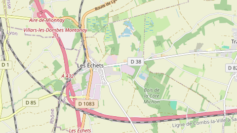 Carte de localisation de l'évènement