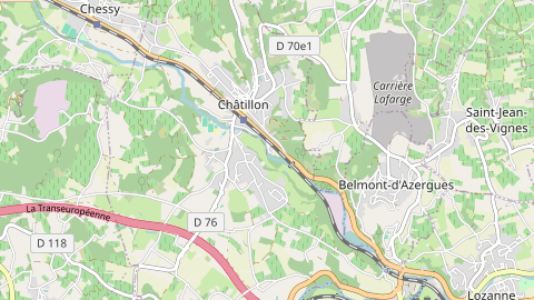 Carte de localisation de l'évènement