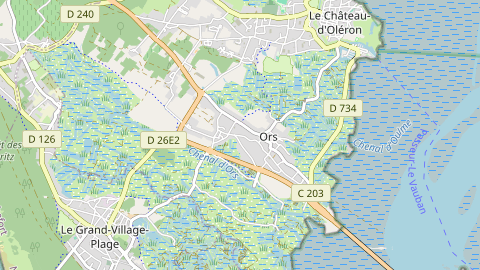 Carte de localisation de l'évènement