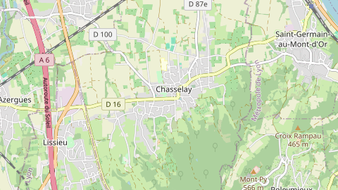 Carte de localisation de l'évènement