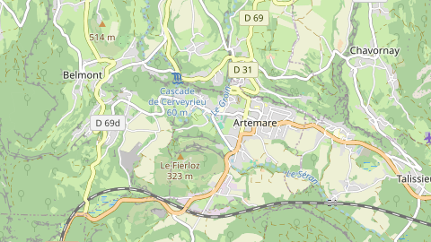 Carte de localisation de l'évènement