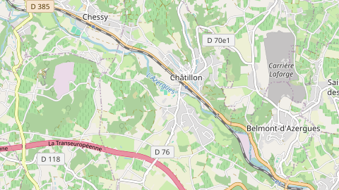 Carte de localisation de l'évènement