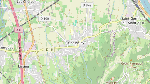Carte de localisation de l'évènement