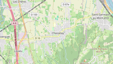 Carte de localisation de l'évènement