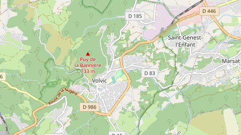 Carte de localisation de l'évènement