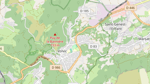 Carte de localisation de l'évènement