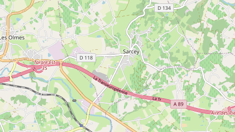 Carte de localisation de l'évènement