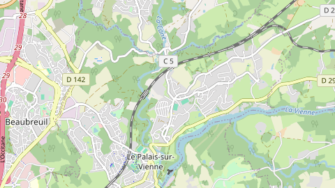 Carte de localisation de l'évènement