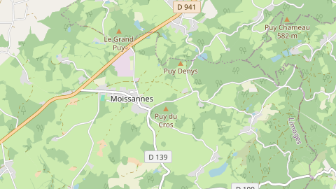 Carte de localisation de l'évènement