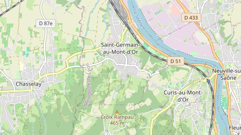Carte de localisation de l'évènement