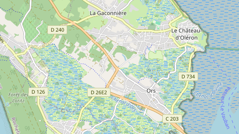 Carte de localisation de l'évènement