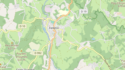 Carte de localisation de l'évènement