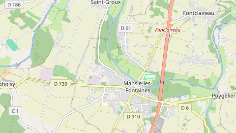 Carte de localisation de l'évènement