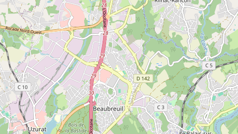 Carte de localisation de l'évènement
