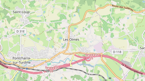 Carte de localisation de l'évènement