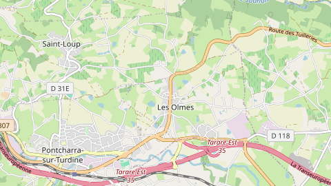 Carte de localisation de l'évènement