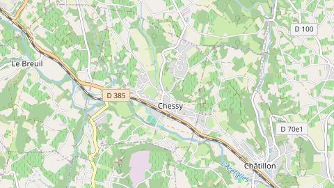 Carte de localisation de l'évènement