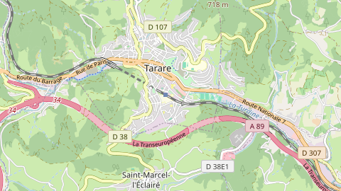 Carte de localisation de l'évènement