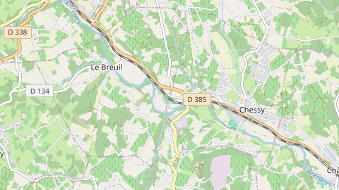 Carte de localisation de l'évènement