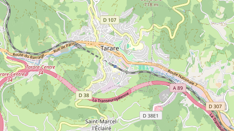 Carte de localisation de l'évènement
