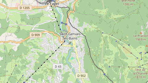 Carte de localisation de l'évènement