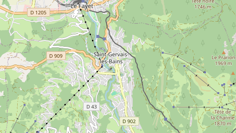 Carte de localisation de l'évènement
