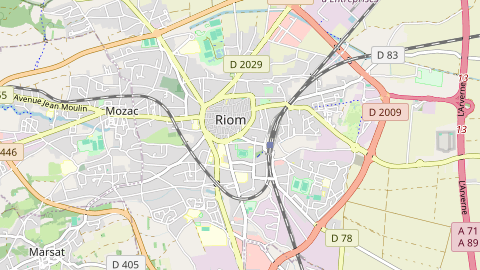 Carte de localisation de l'évènement