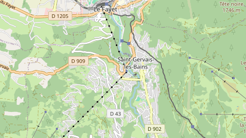 Carte de localisation de l'évènement