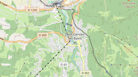 Carte de localisation de l'évènement