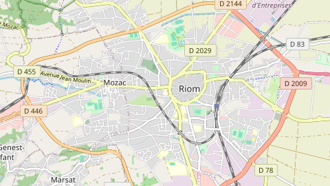 Carte de localisation de l'évènement