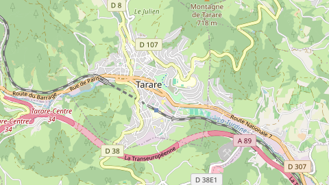 Carte de localisation de l'évènement