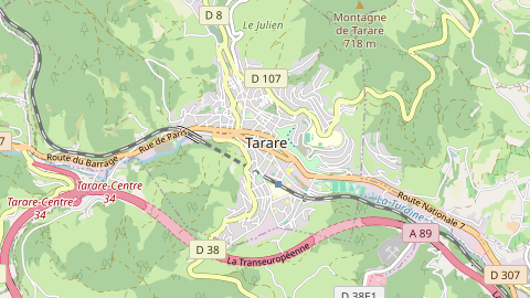 Carte de localisation de l'évènement