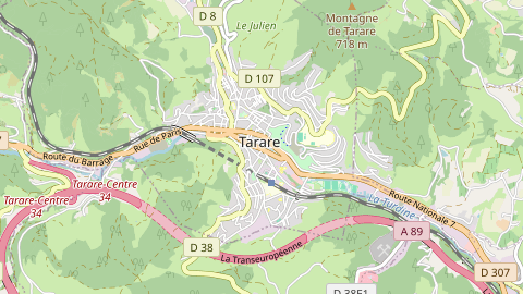 Carte de localisation de l'évènement