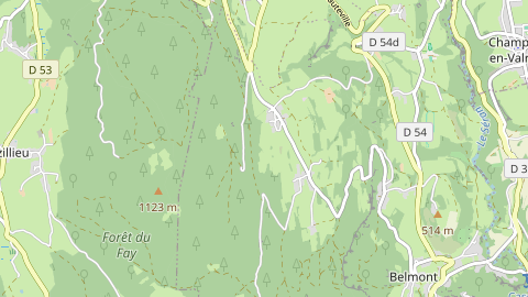 Carte de localisation de l'évènement