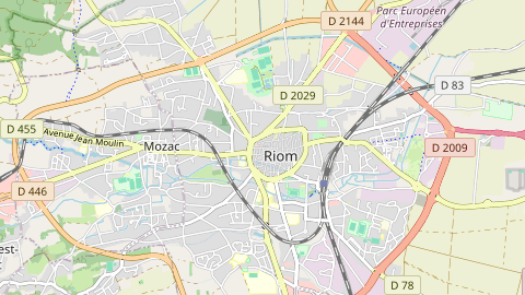 Carte de localisation de l'évènement
