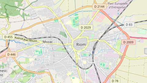 Carte de localisation de l'évènement