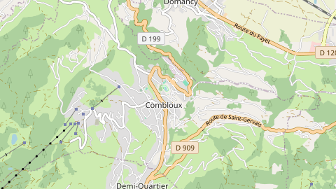 Carte de localisation de l'évènement