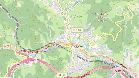 Carte de localisation de l'évènement