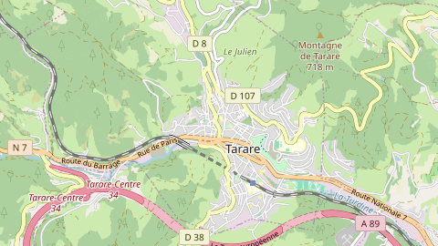 Carte de localisation de l'évènement
