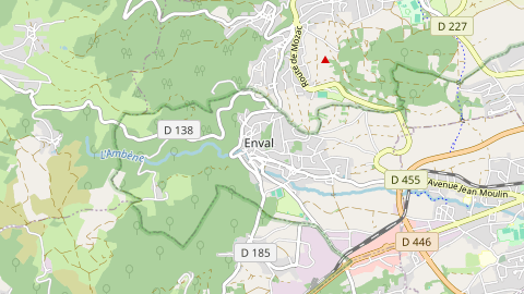 Carte de localisation de l'évènement
