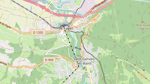 Carte de localisation de l'évènement