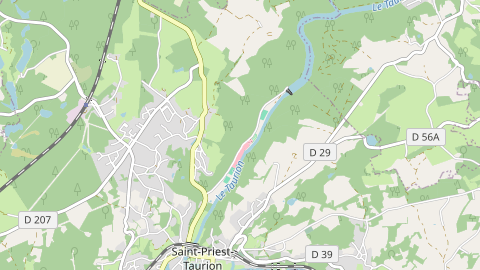 Carte de localisation de l'évènement