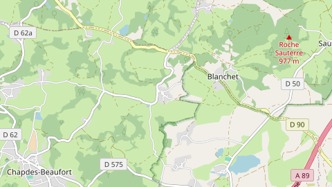 Carte de localisation de l'évènement